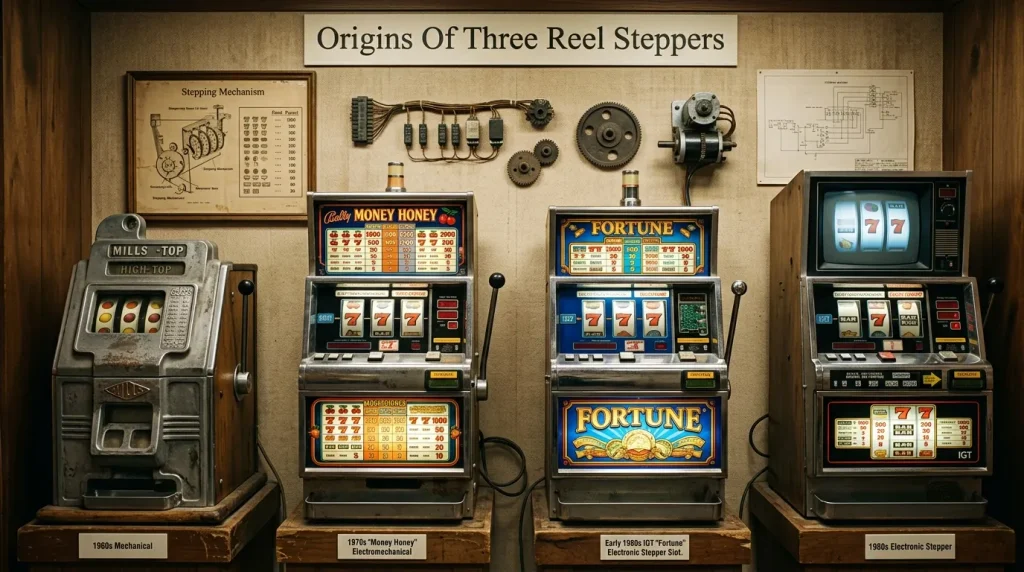 Origins Of Three Reel Steppers